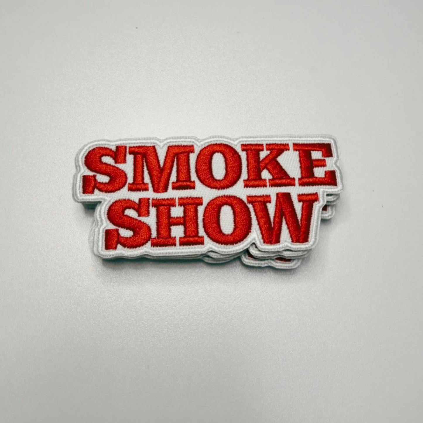 3.5" Smoke Show - Embroidered Hat Patch