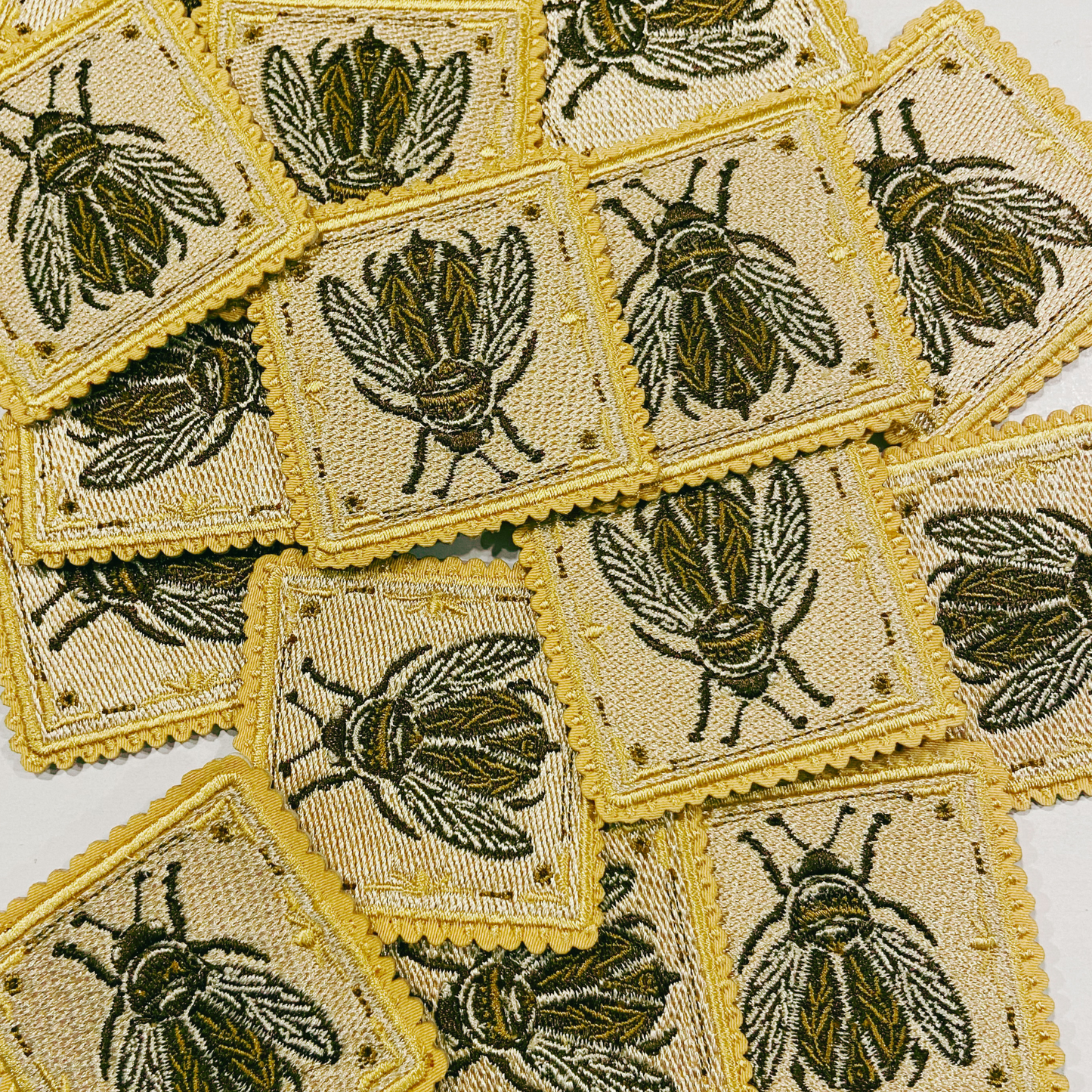 2" Bee - Embroidered Hat Patch
