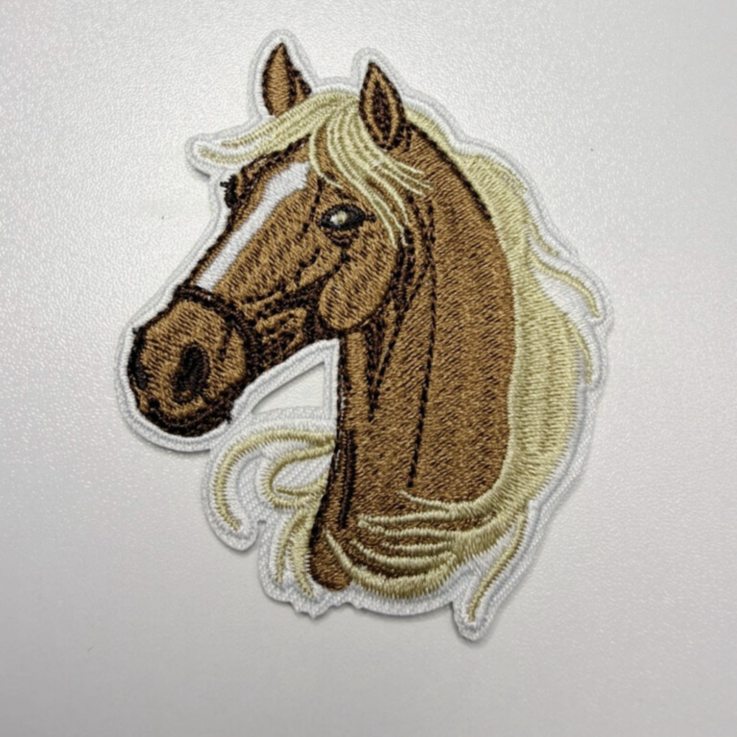 2.5" Horse Head - Embroidered Hat Patch