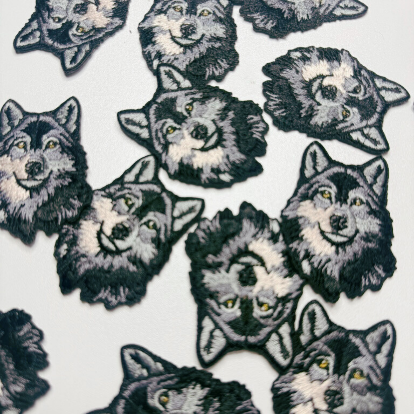 2" WOLF - Embroidered Hat Patch