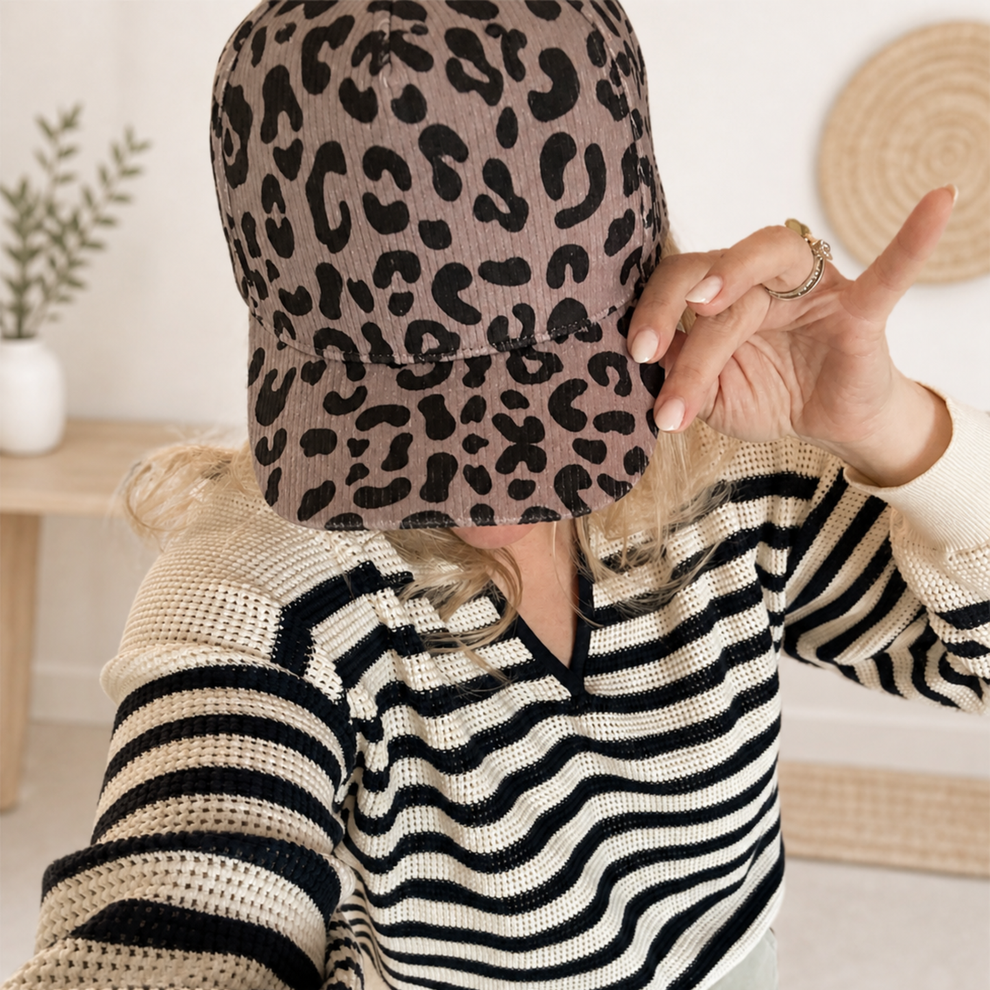 TEELUX - Wildside Distressed Corduroy Hat (BLANK HAT)
