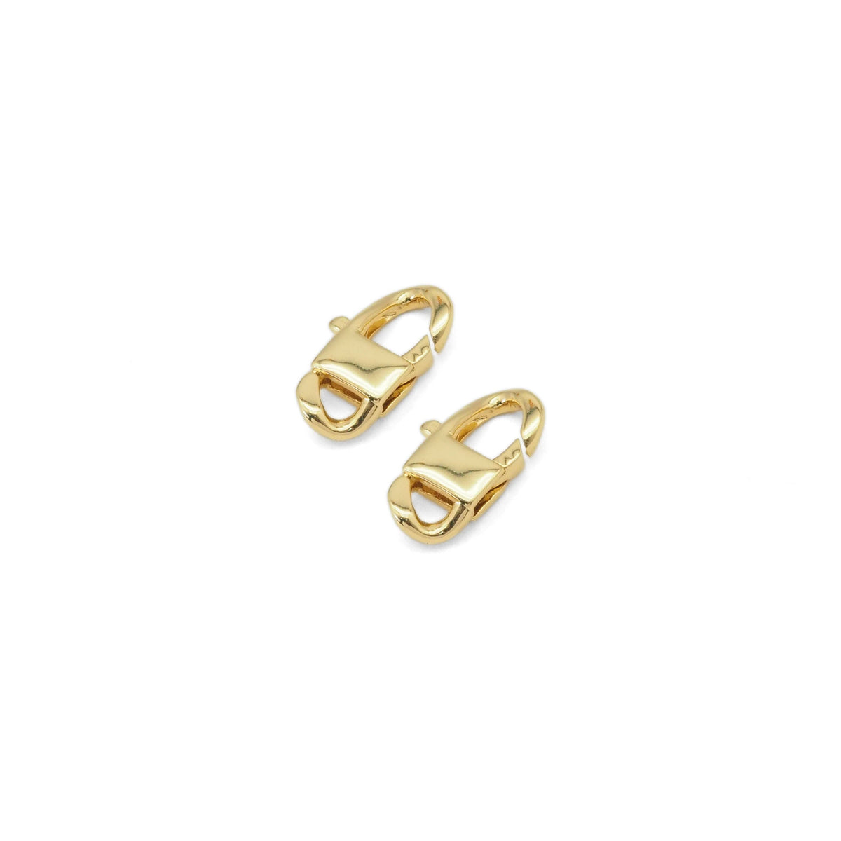 Gold Twisted Cuban Chain Lock Clasp , Sku#Y837