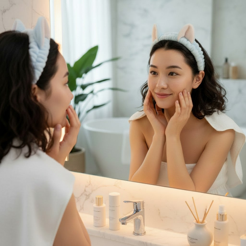 Cat Ears Spa Headbands — Set of 4