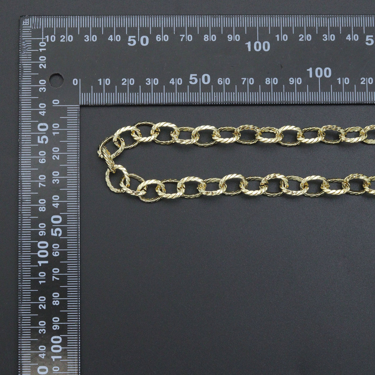 Wholesale Hammerd Large Oval link Chain by FT/Yard, sku#LX900