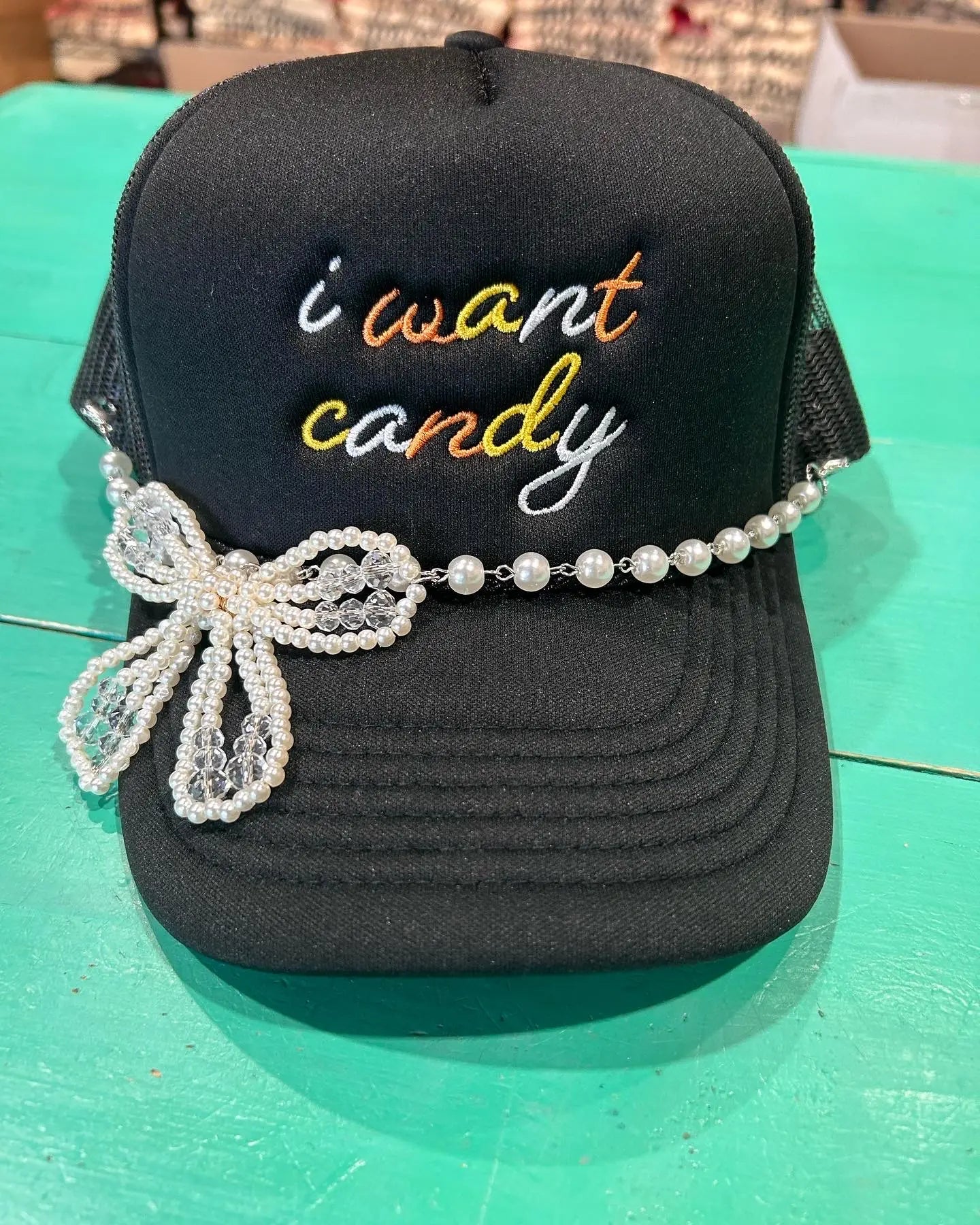 I Want Candy Trucker Hat