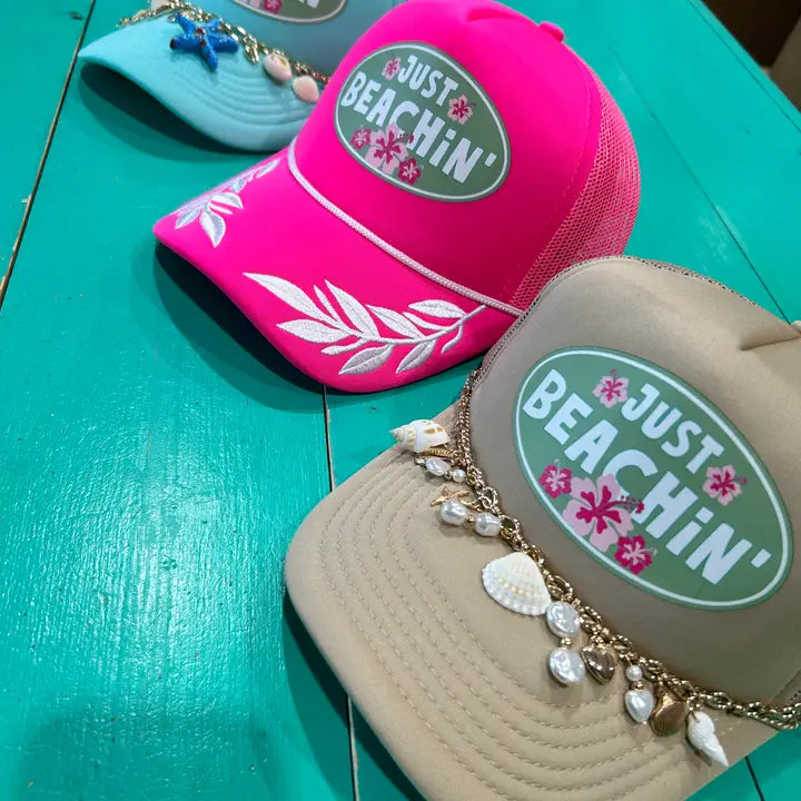 Just Beachin' Trucker Hat
