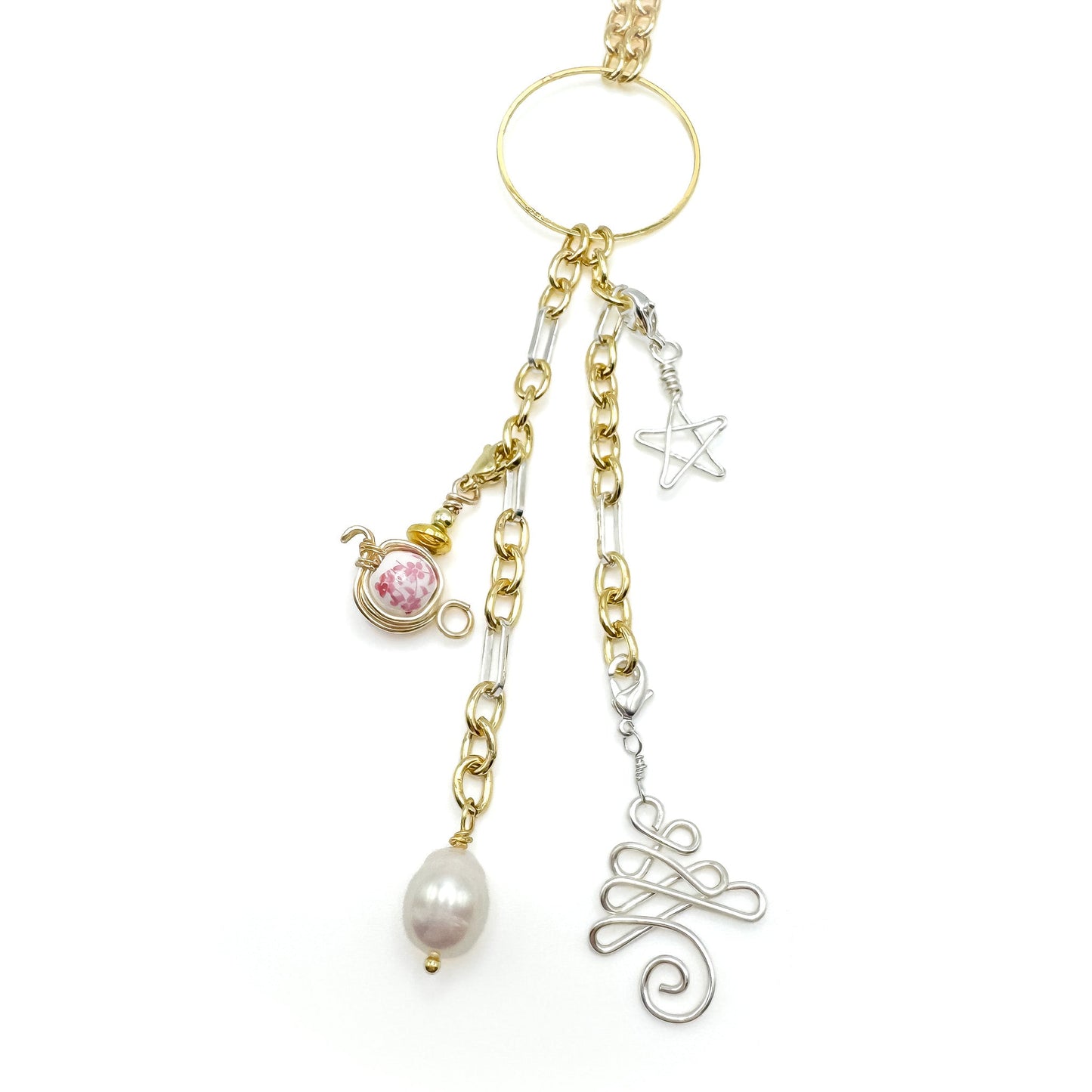 Tea gold charm