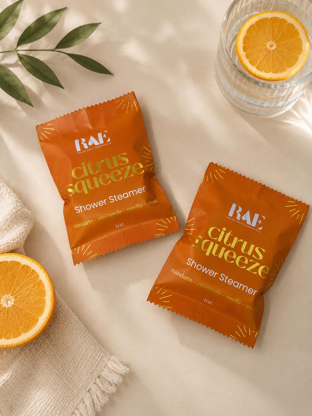 Citrus Squeeze Shower Steamer | Aromatherapy | Spa Gift