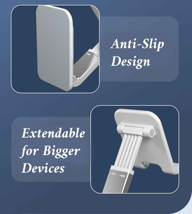 Portable Q7 Phone Holder – Adjustable Stand for Desk or Table