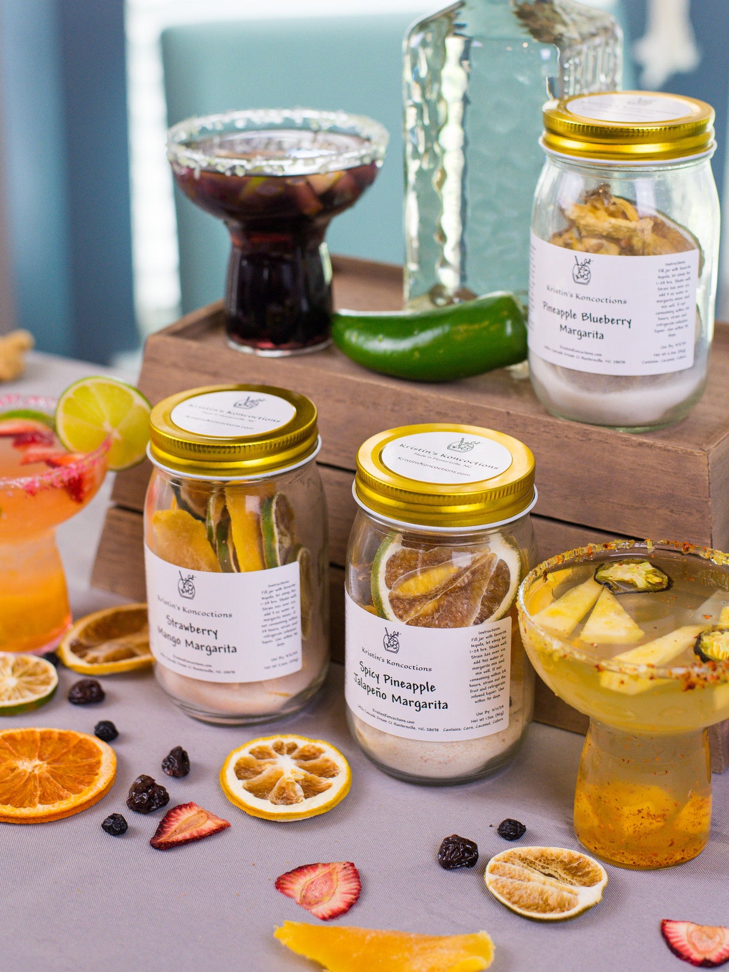 Margarita Cocktail Kit – Handmade Tequila Infusion Gift for Margarita Lovers