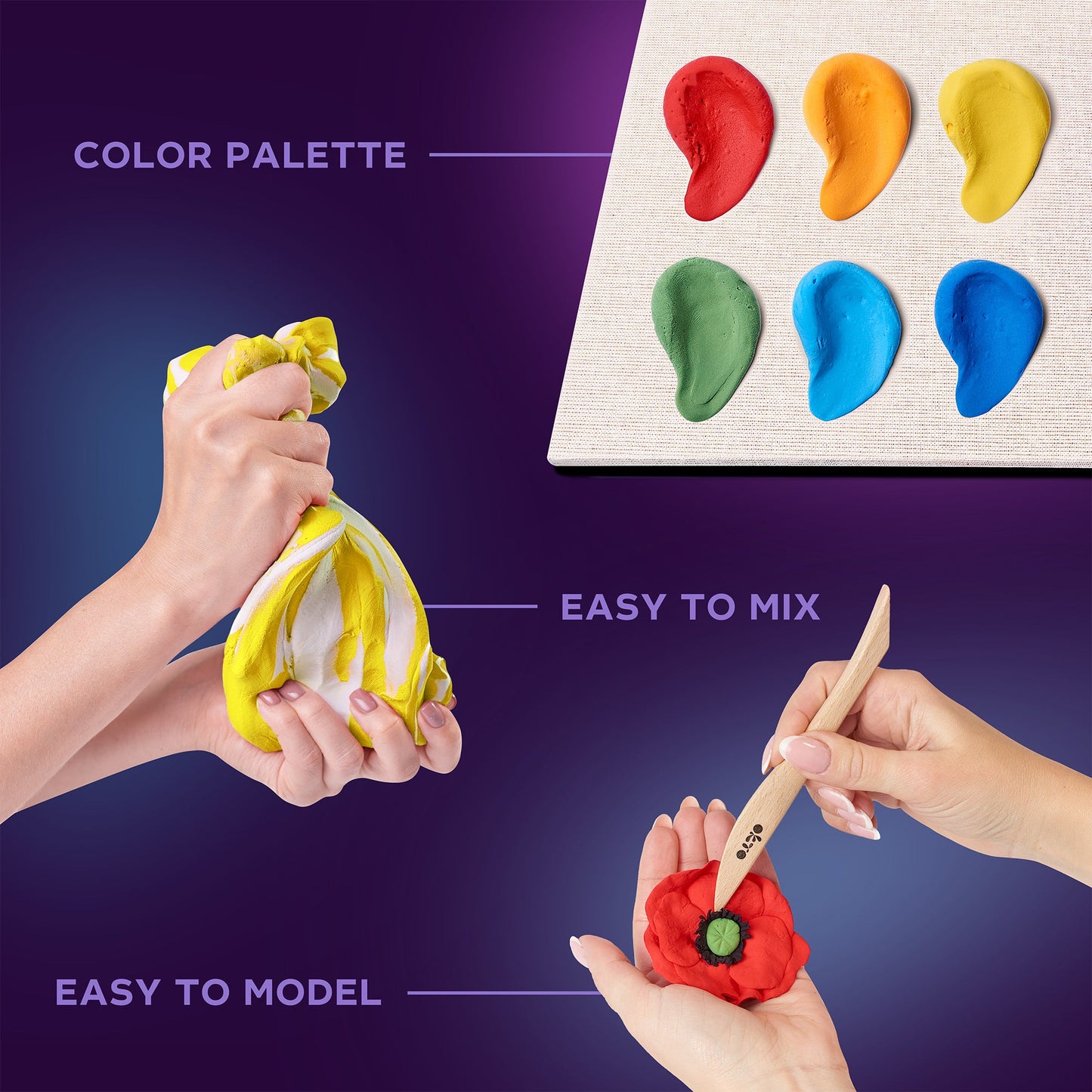 OKTO Sensory Art 3D Woodcraft “Freedom” – Succulent Craft Kit