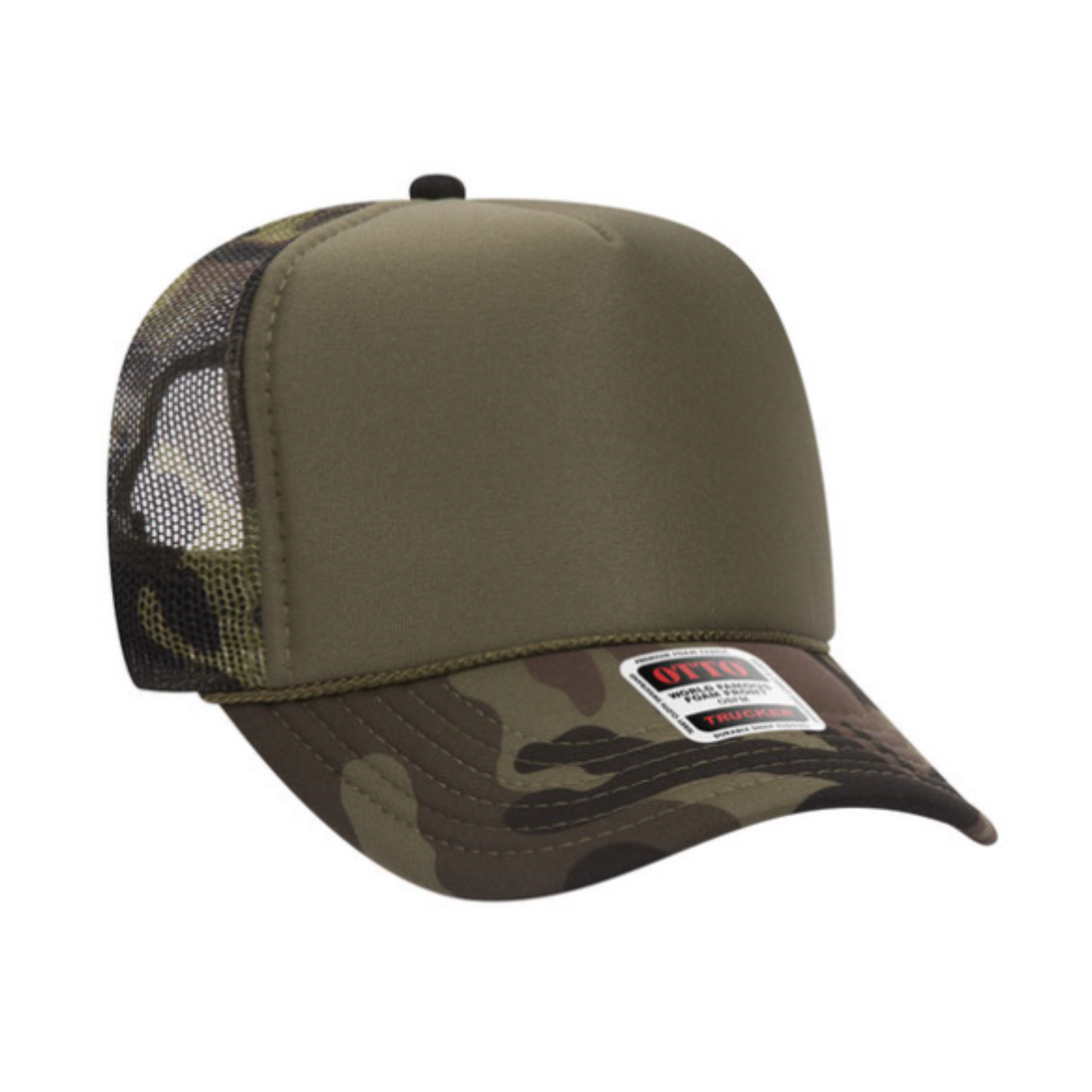 BLANK OTTO TRUCKER HAT -  Choose from available Colors (STYLE #: 39-165)