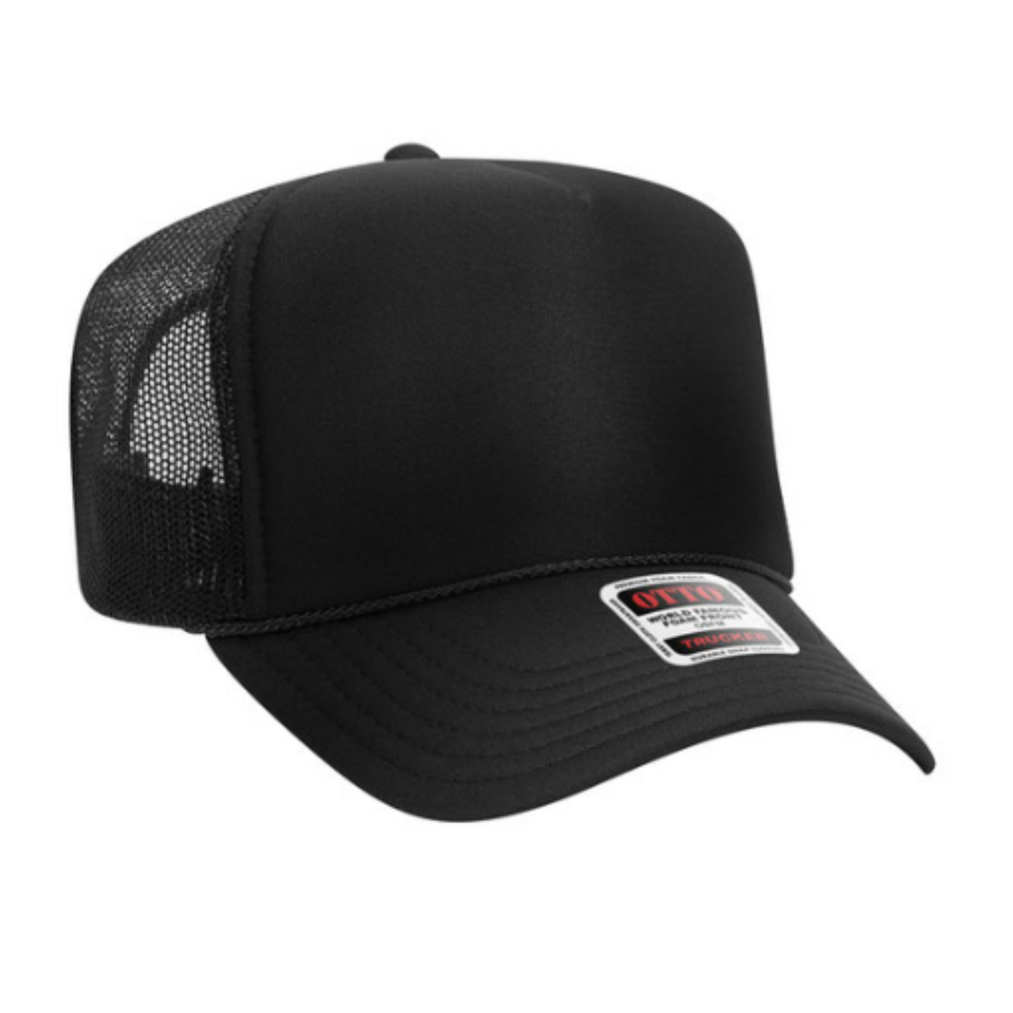 BLANK OTTO TRUCKER HAT -  Choose from available Colors (STYLE #: 39-165)