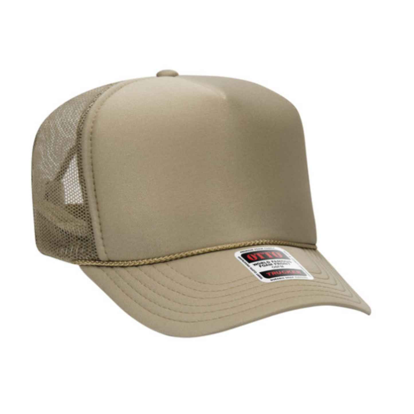 BLANK OTTO TRUCKER HAT -  Choose from available Colors (STYLE #: 39-165)
