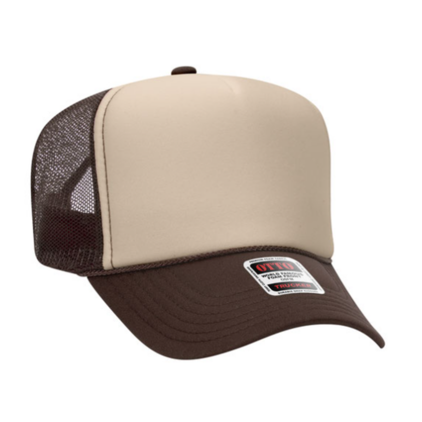 BLANK OTTO TRUCKER HAT -  Choose from available Colors (STYLE #: 39-165)