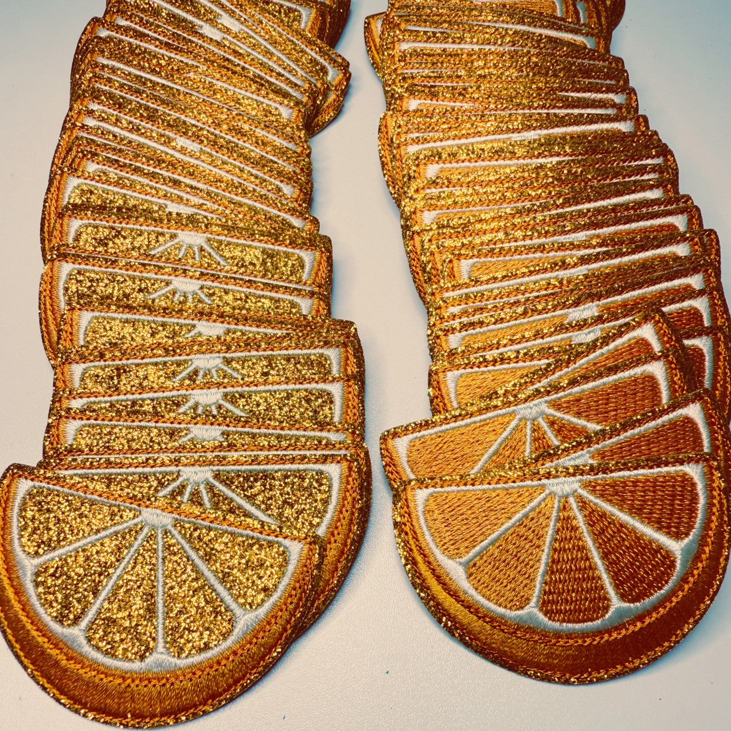 2.5" Orange (2 Options) -  Embroidered Hat Patch