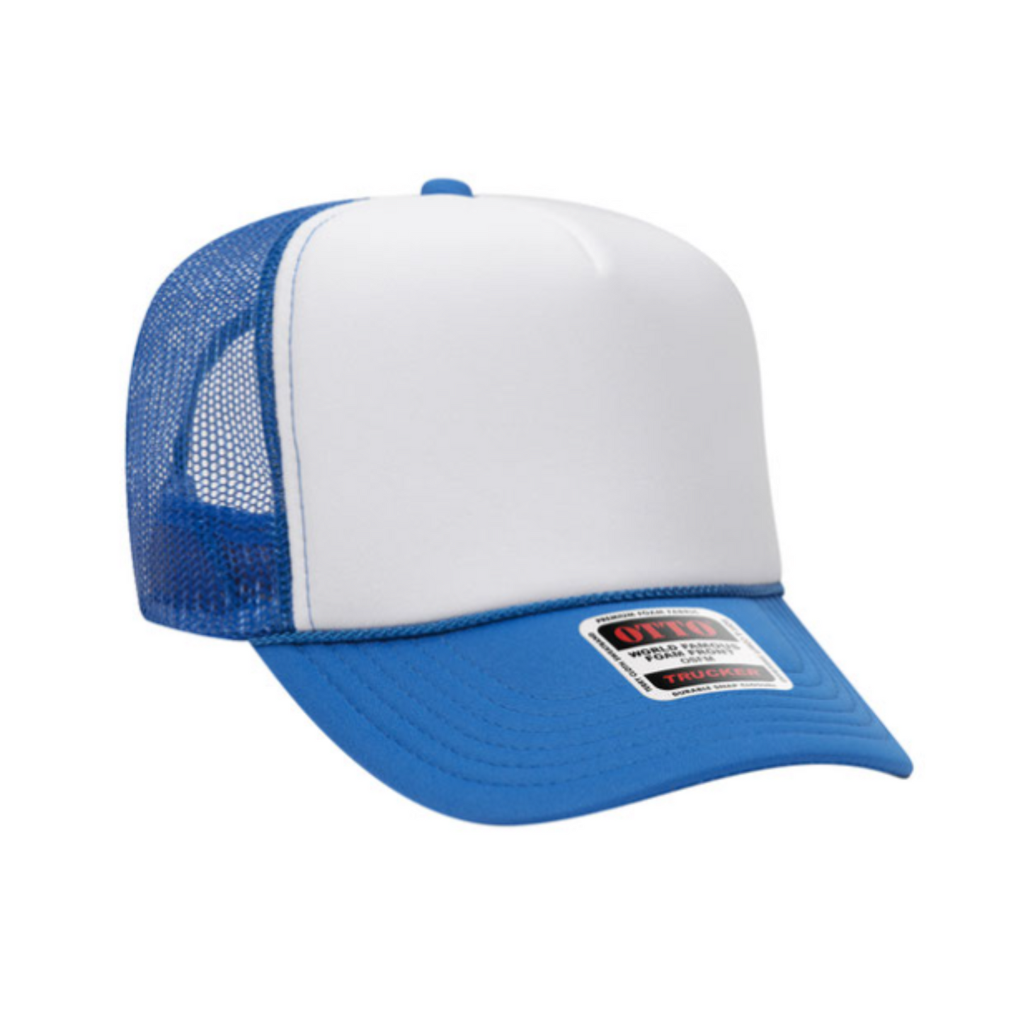 BLANK OTTO TRUCKER HAT -  Choose from available Colors (STYLE #: 39-165)