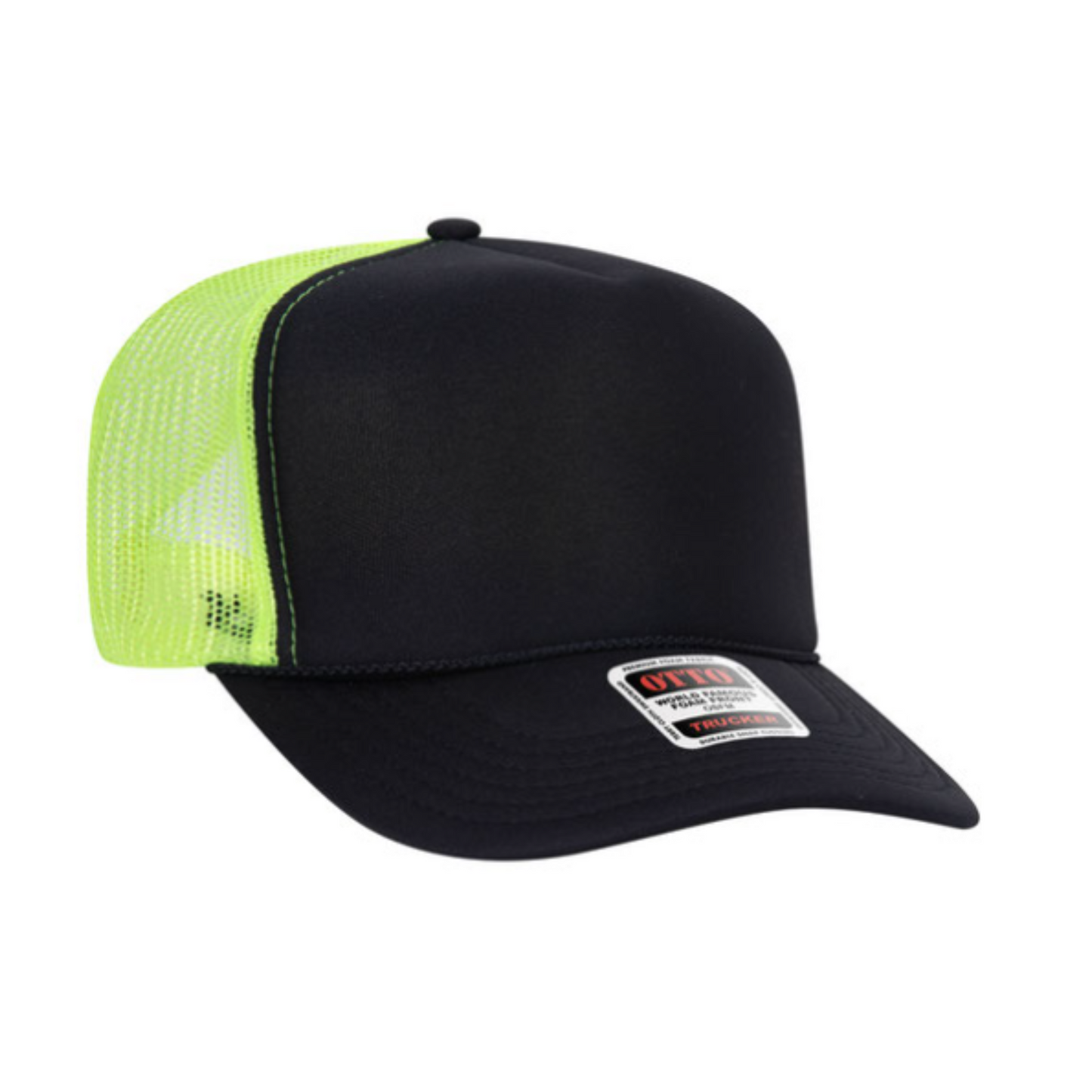 BLANK OTTO TRUCKER HAT -  Choose from available Colors (STYLE #: 39-165)