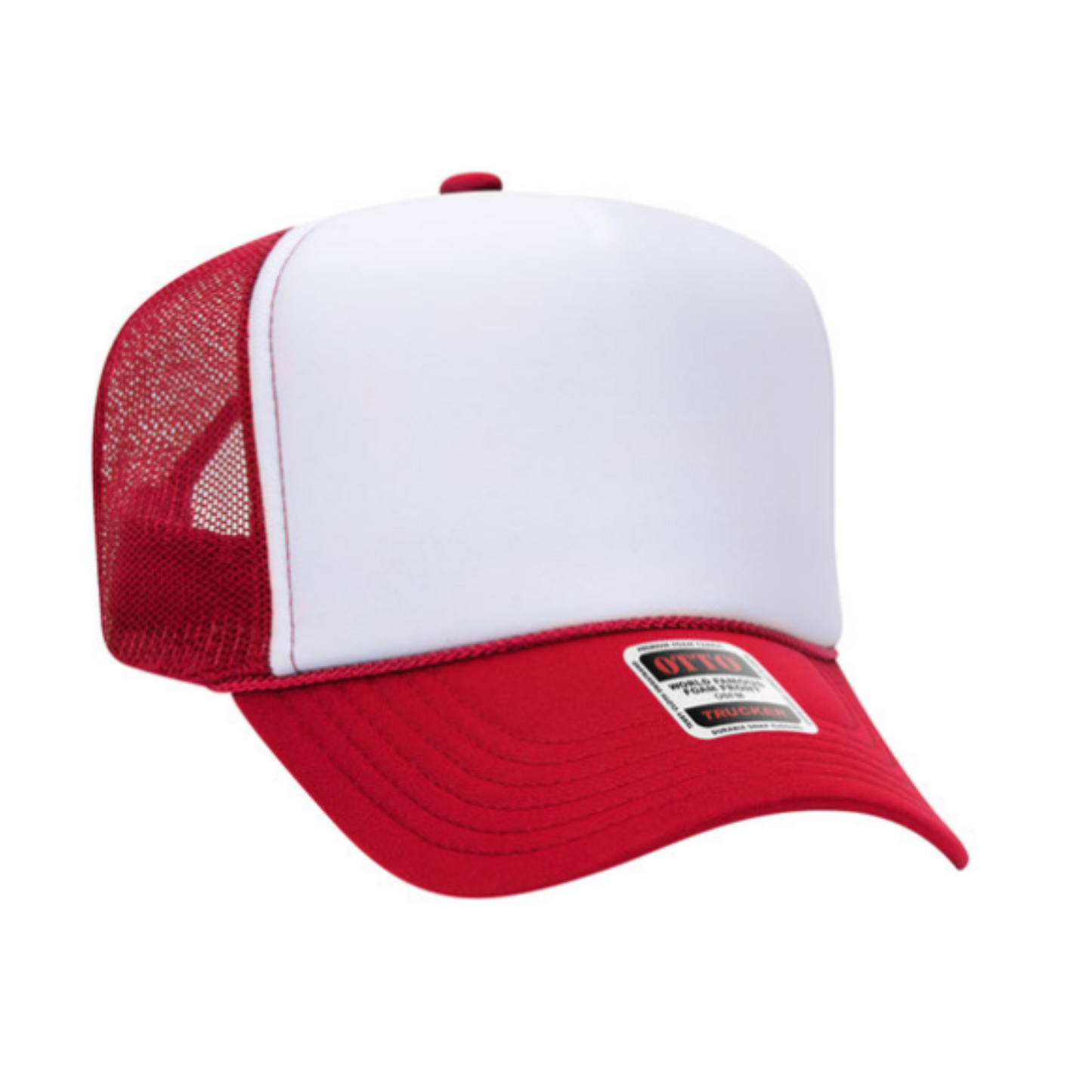 BLANK OTTO TRUCKER HAT -  Choose from available Colors (STYLE #: 39-165)
