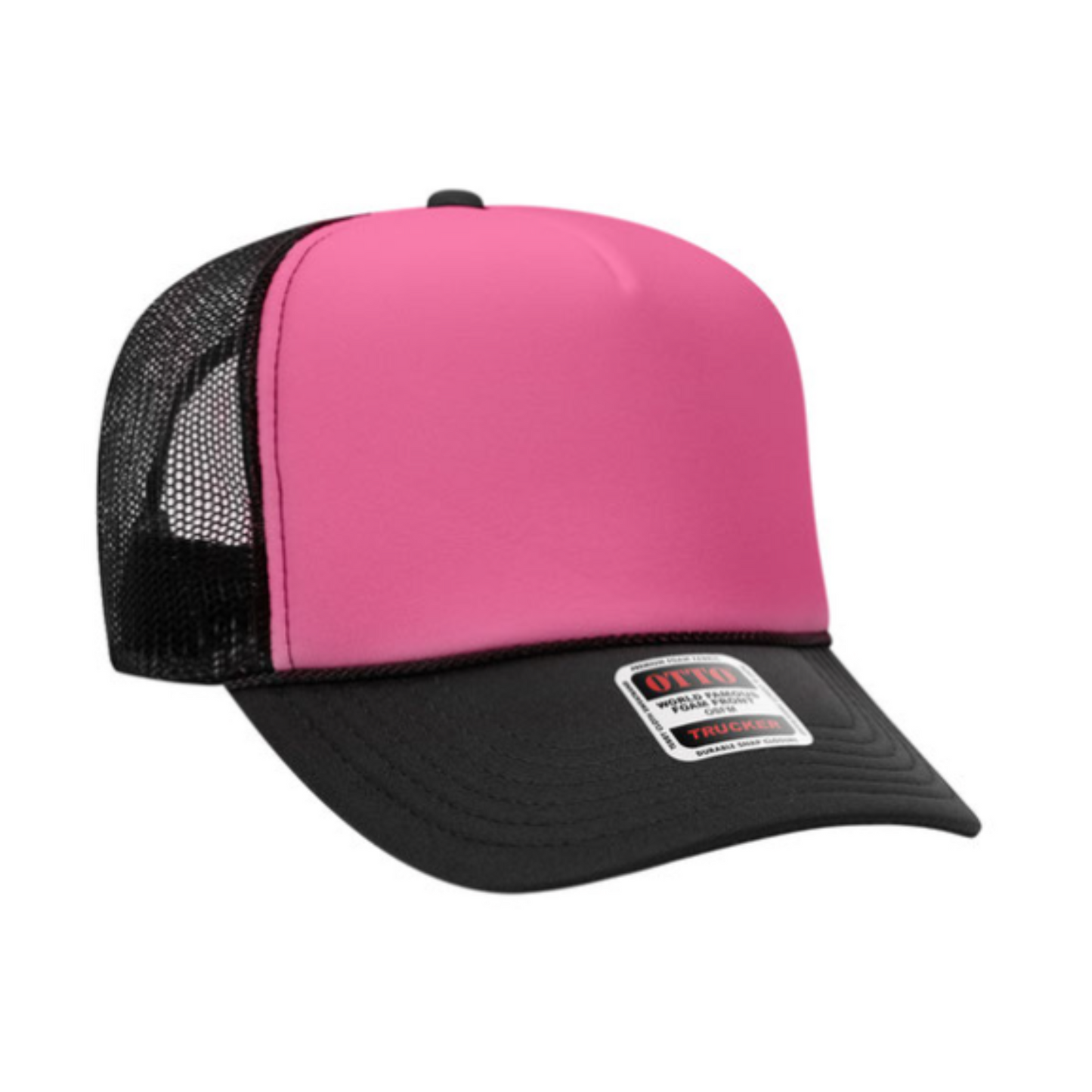 BLANK OTTO TRUCKER HAT -  Choose from available Colors (STYLE #: 39-165)