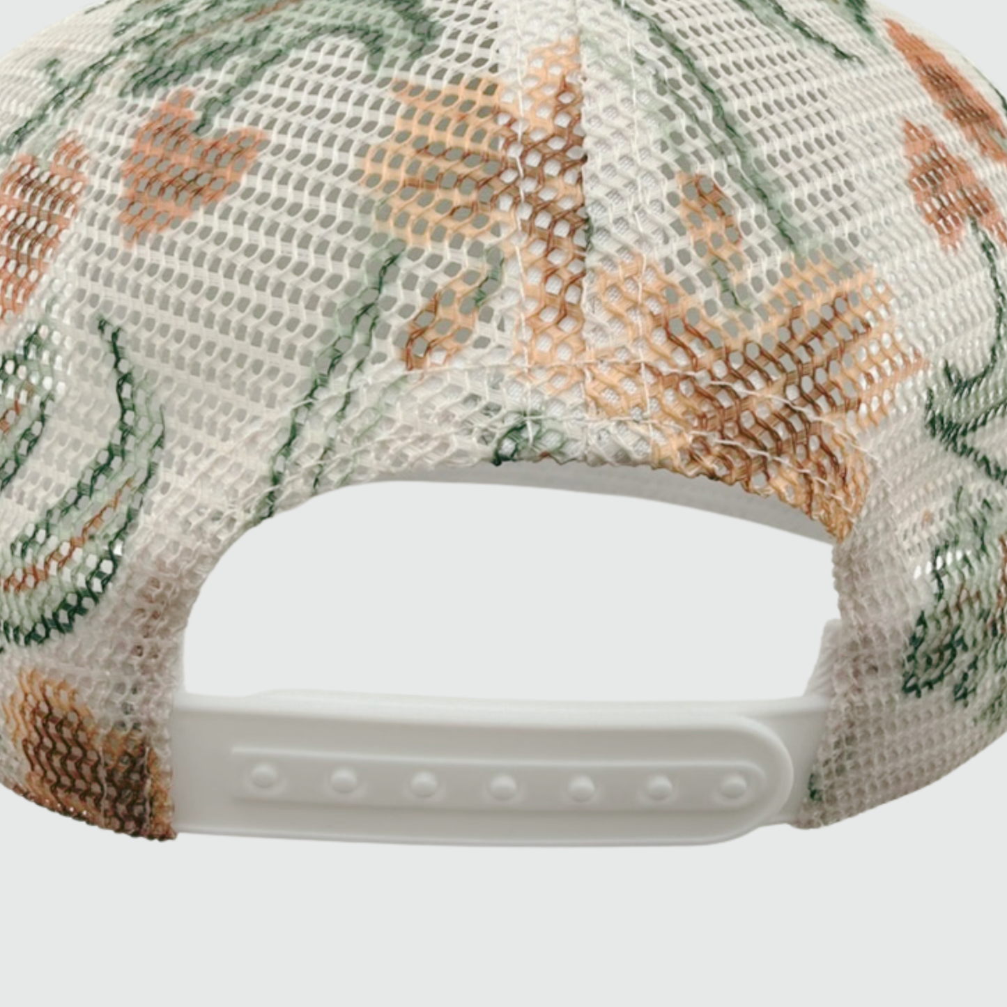 TEELUX - Cotton Structured Hat Blank -  SNAP BACK W MESH  - FLORAL