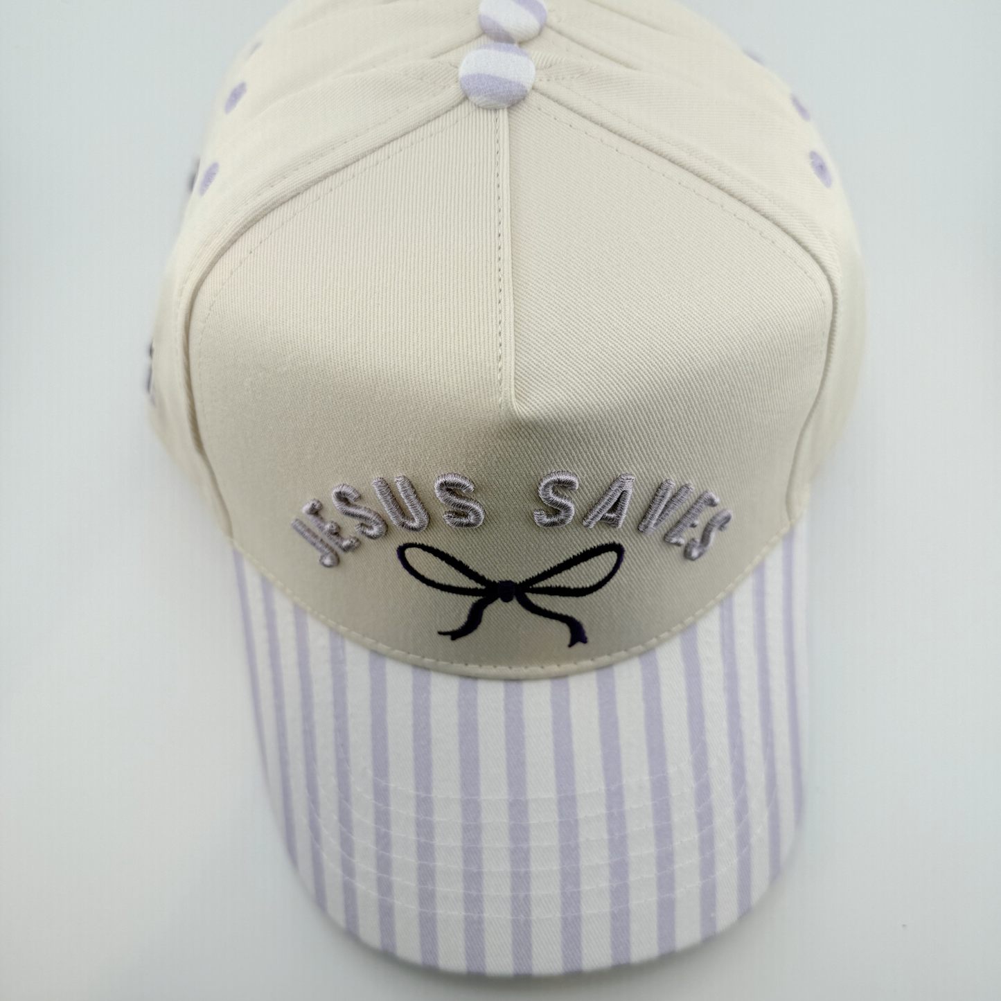 TEELUX - Cotton Structured Hat  -  SNAP BACK - JESUS SAVES