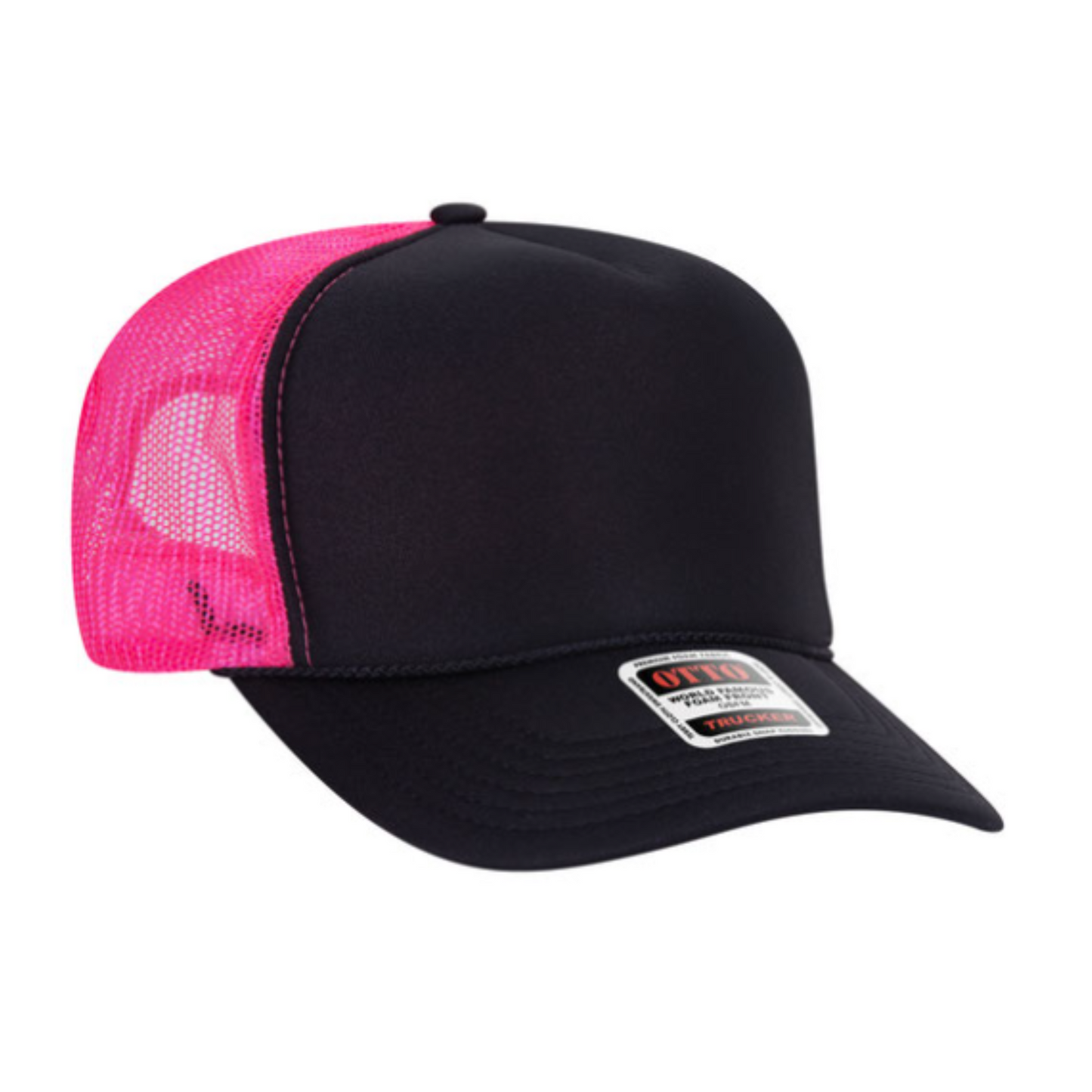 BLANK OTTO TRUCKER HAT -  Choose from available Colors (STYLE #: 39-165)