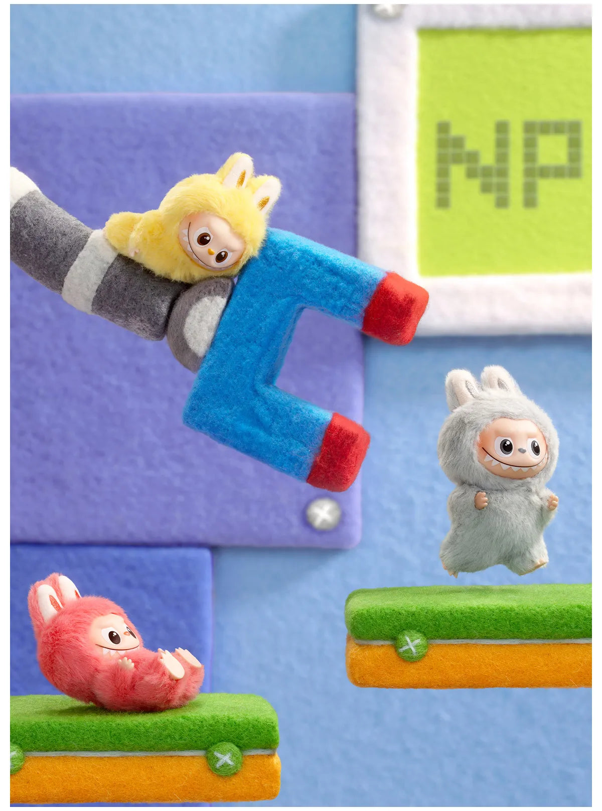 Pop Mart Labubu Pin for Love Series Blind Box (A-M) Yellow