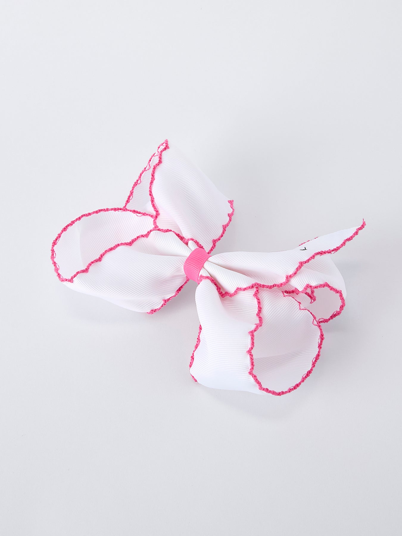Back to School Pink Pencil Bow Hair Clip 6.25 Inch
