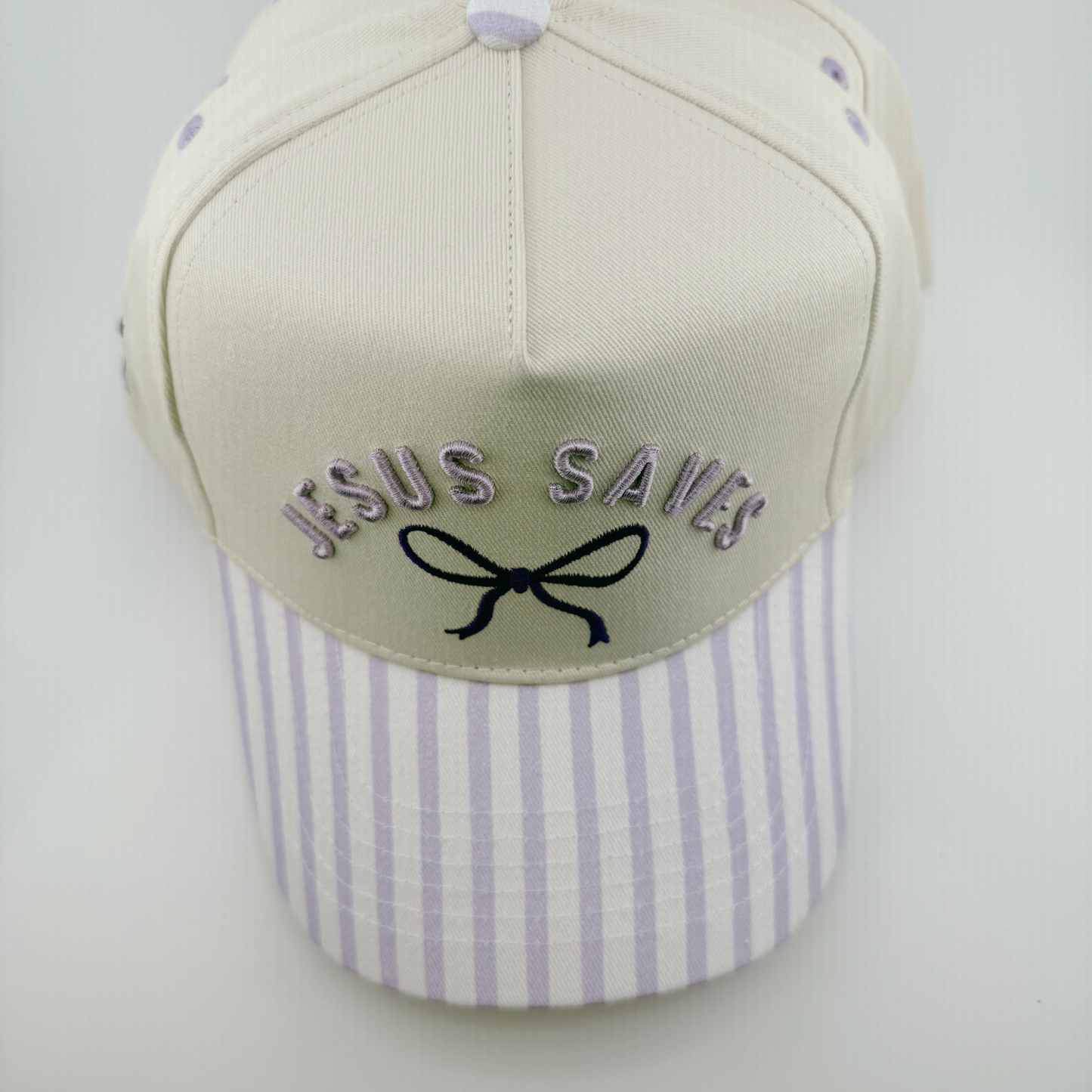 TEELUX - Cotton Structured Hat  -  SNAP BACK - JESUS SAVES