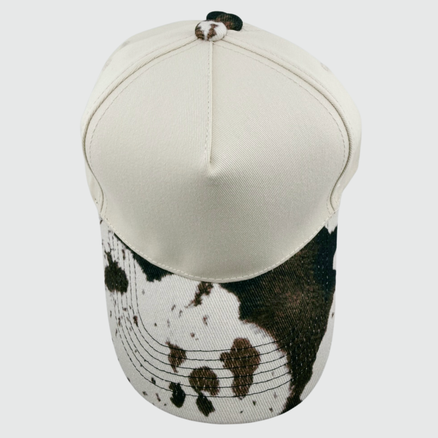 TEELUX - Cotton Structured Hat Blank -  COW PRINT