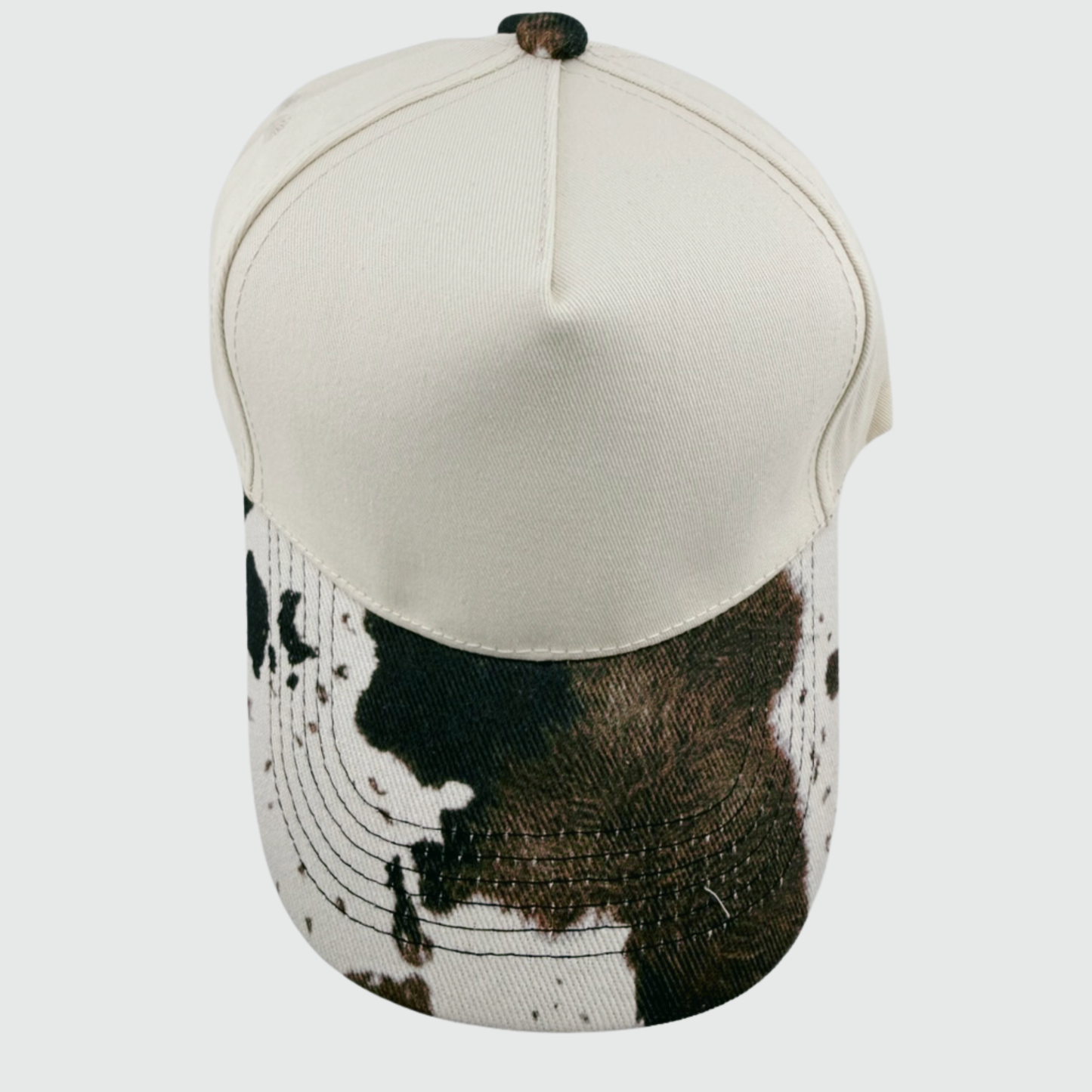 TEELUX - Cotton Structured Hat Blank -  COW PRINT