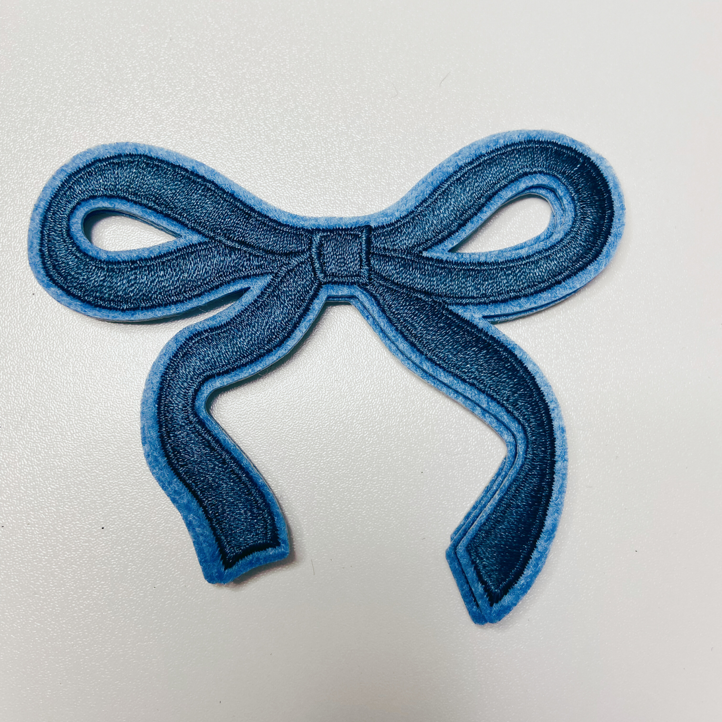 3.75" Embroidered Bows (Choose your color) -  Embroidered Hat Patch