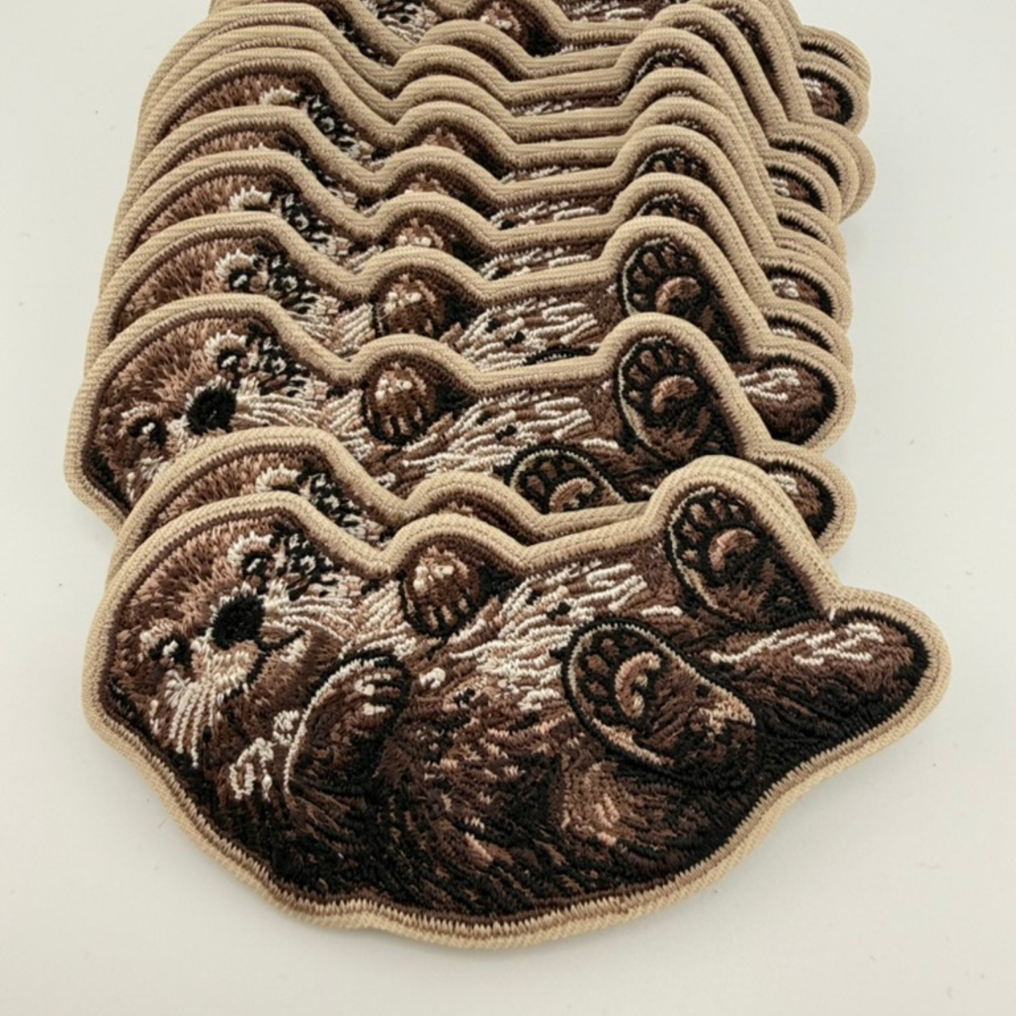 3" OTTER -  Embroidered Hat Patch