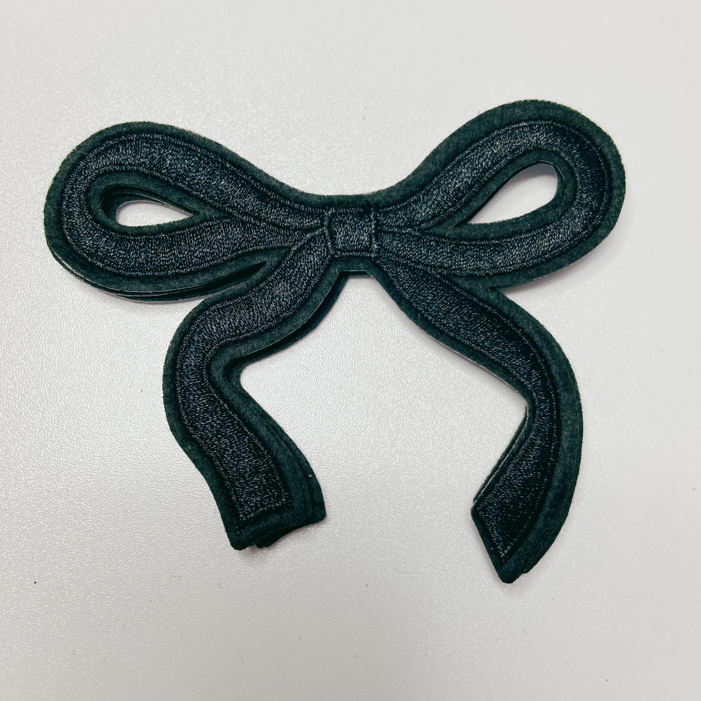 3.75" Embroidered Bows (Choose your color) -  Embroidered Hat Patch