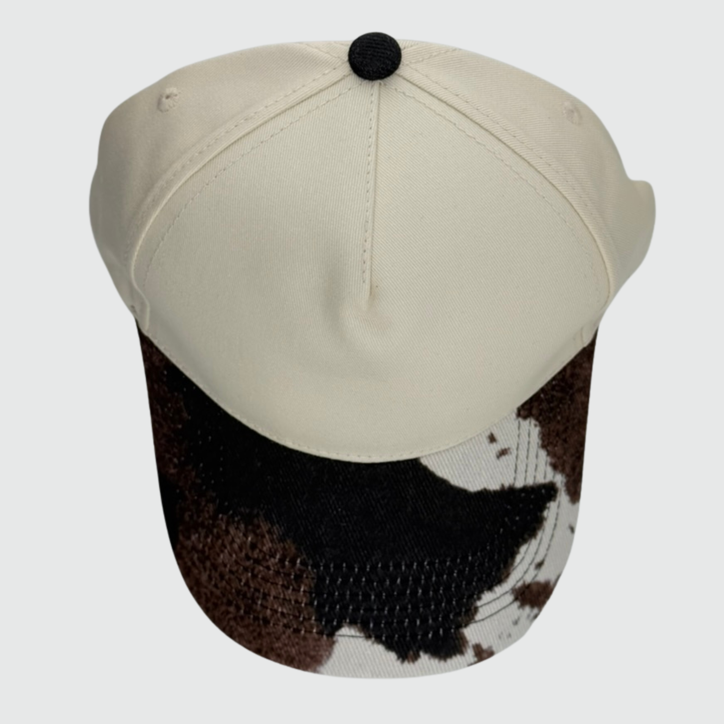 TEELUX - Cotton Structured Hat Blank -  COW PRINT