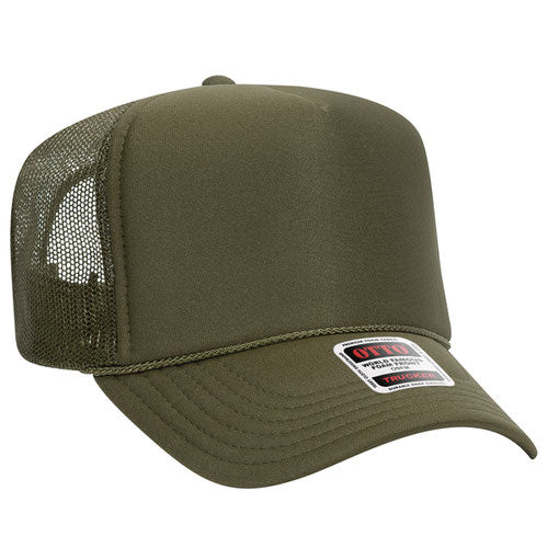 BLANK OTTO TRUCKER HAT -  Choose from available Colors (STYLE #: 39-165)