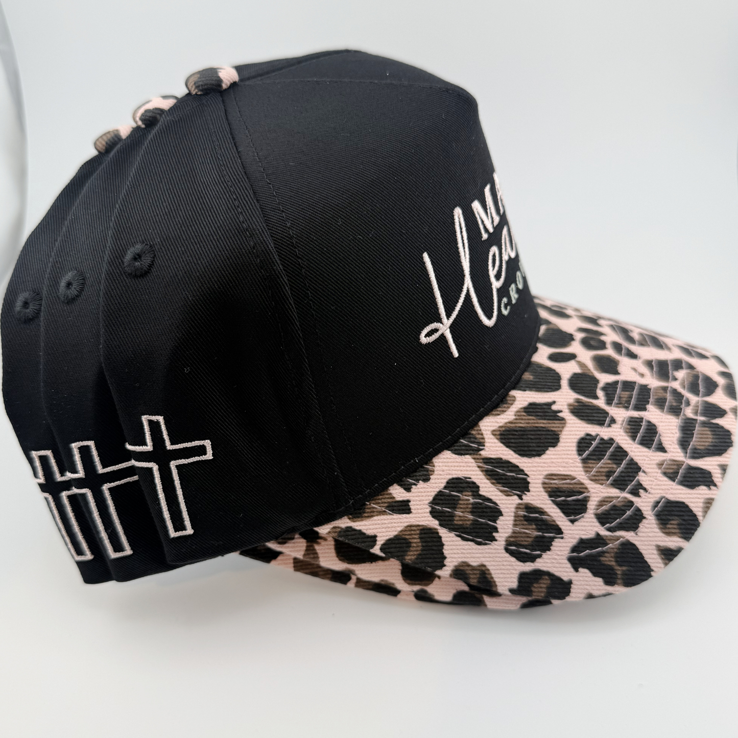 TEELUX - Cotton Structured Hat  -  SNAP BACK - MAKE HEAVEN CROWDED ( choice of color)