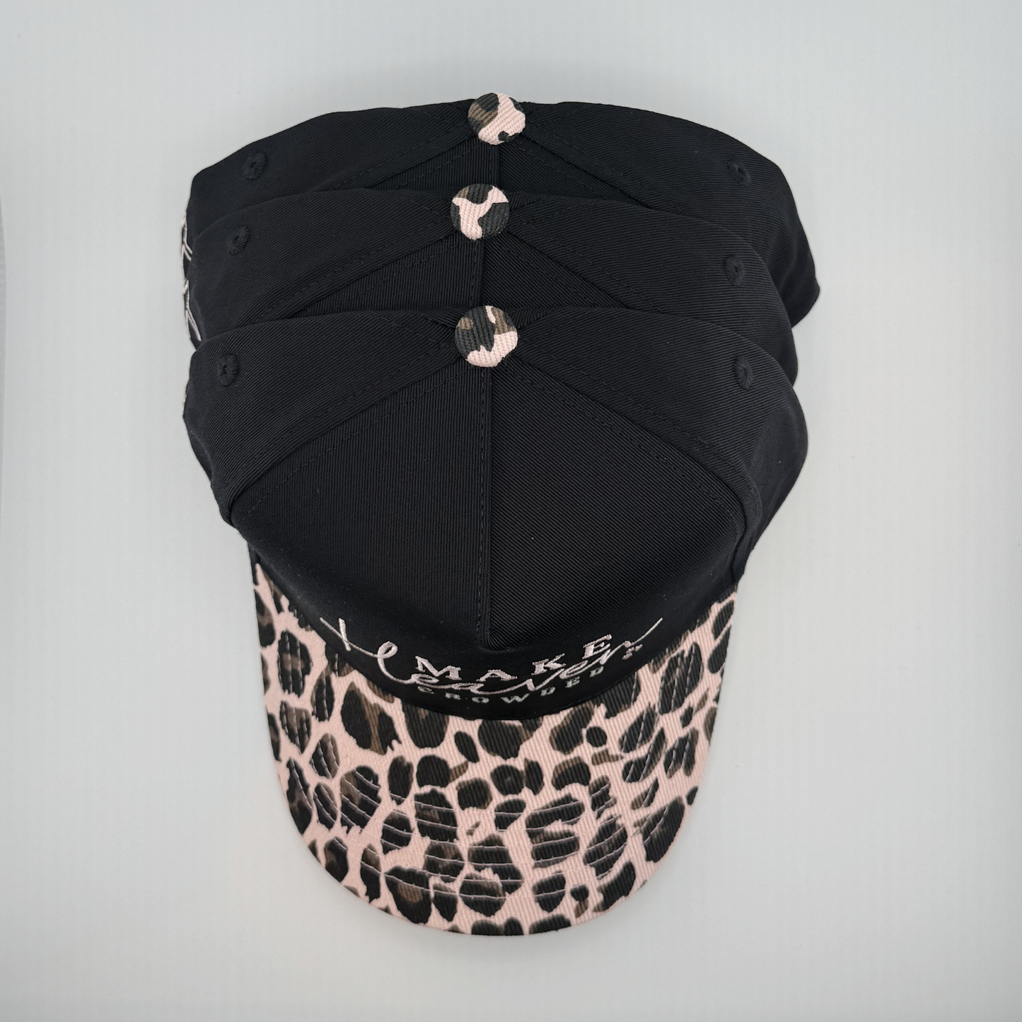 TEELUX - Cotton Structured Hat  -  SNAP BACK - MAKE HEAVEN CROWDED ( choice of color)