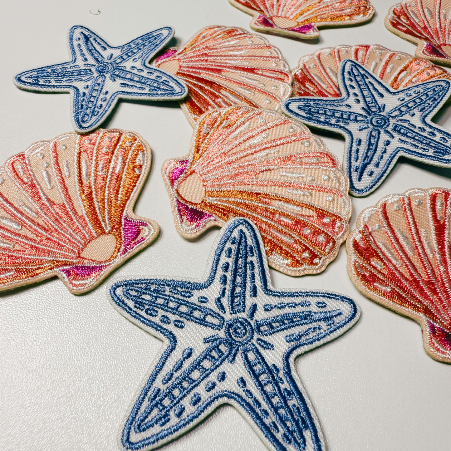 2" Starfish  - Embroidered Hat Patch