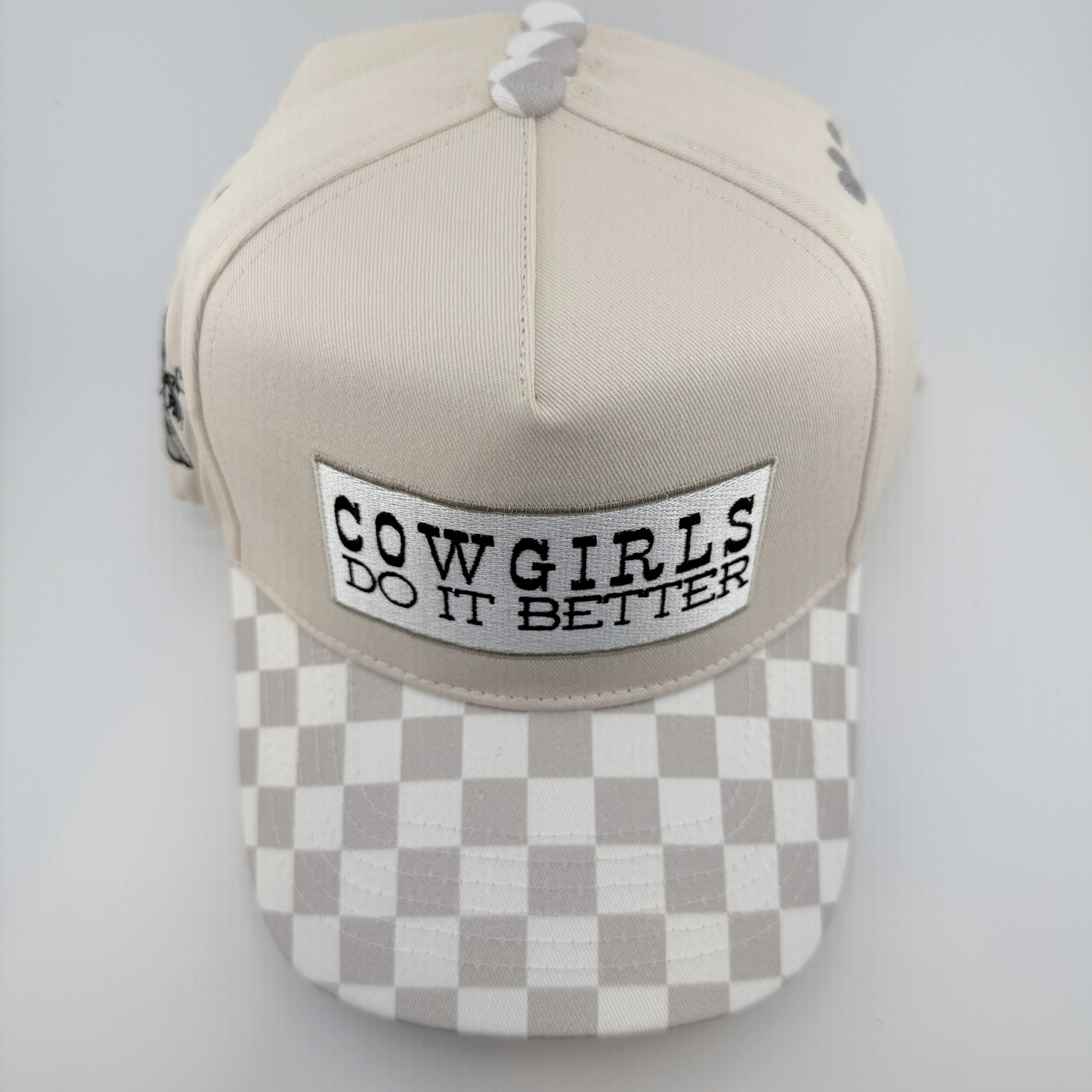 TEELUX - Cotton Structured Hat  -  SNAP BACK - COWGIRLS DO IT BETTER
