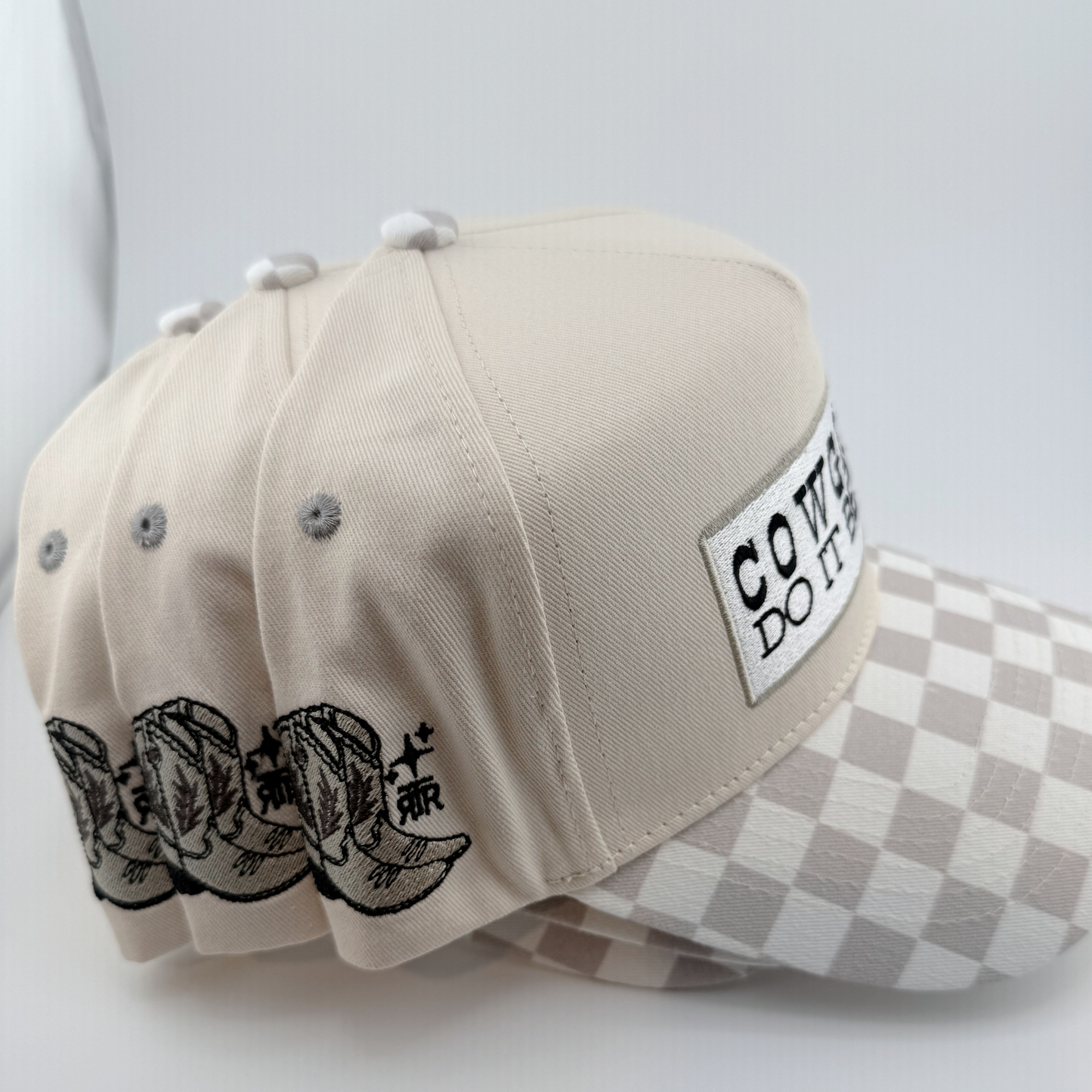 TEELUX - Cotton Structured Hat  -  SNAP BACK - COWGIRLS DO IT BETTER
