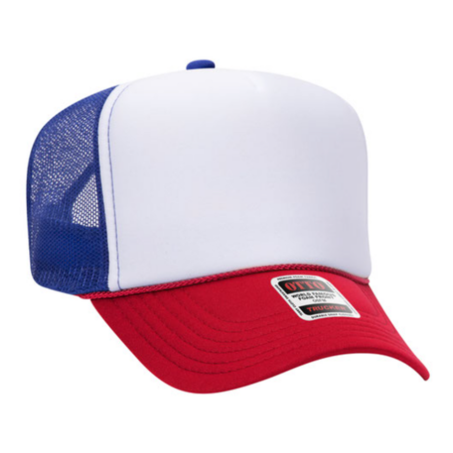 BLANK OTTO TRUCKER HAT -  Choose from available Colors (STYLE #: 39-165)