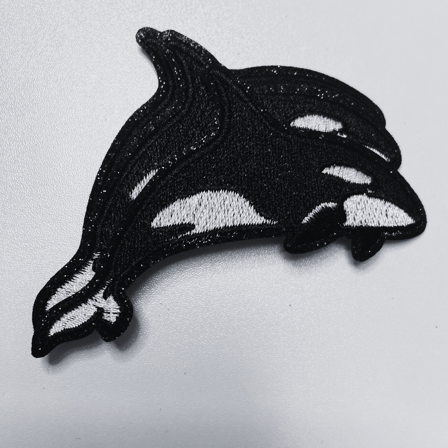 3" Orca Whale -  Embroidered Hat Patch