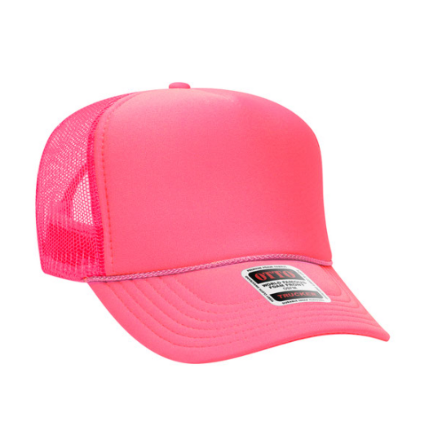BLANK OTTO TRUCKER HAT -  Choose from available Colors (STYLE #: 39-165)