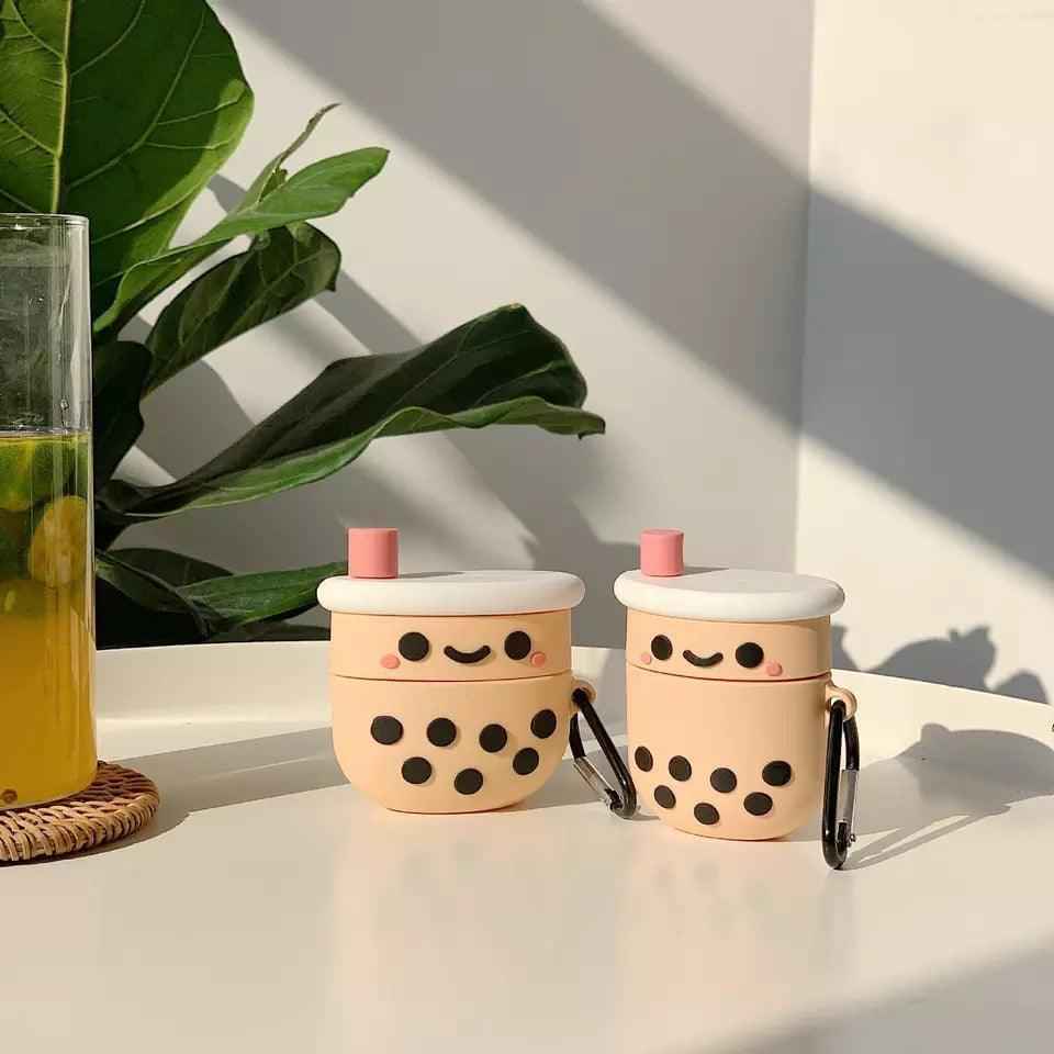 Boba AirPods Case – Protective Cover for 1, 2, 3, or Pro Models