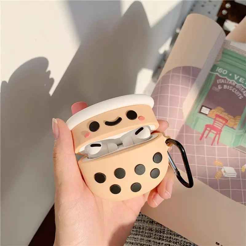 Boba AirPods Case – Protective Cover for 1, 2, 3, or Pro Models
