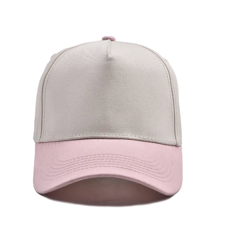 TEELUX - Cotton Structured Hat Blank -  Pink