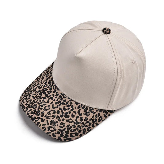 TEELUX - Cotton Structured Hat Blank -  Leopard