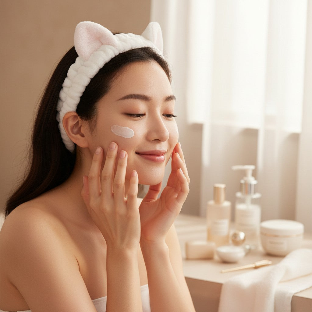 Cat Ears Spa Headbands — Set of 4